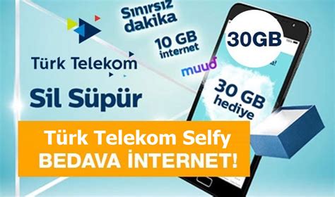 Türk Telekom Selfy Gençler için Bedava İnternet